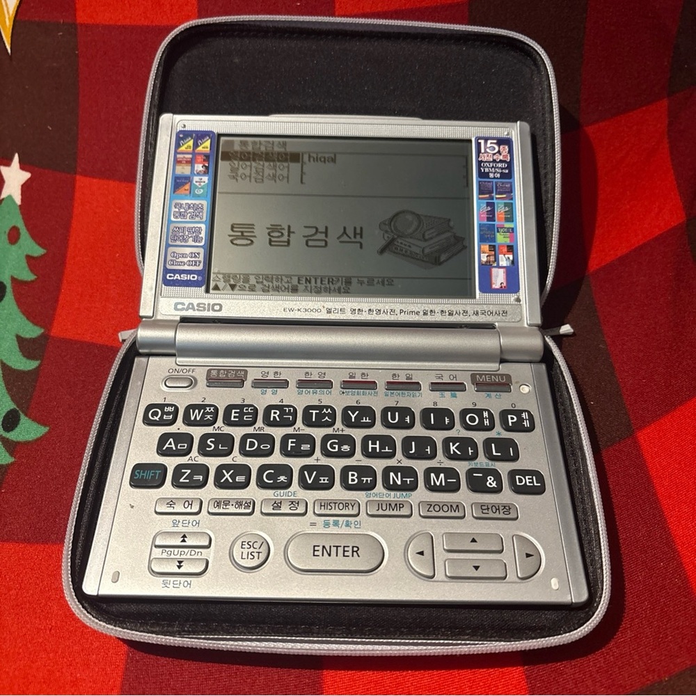 Casio EW-K3000 Korean electronic dictionary